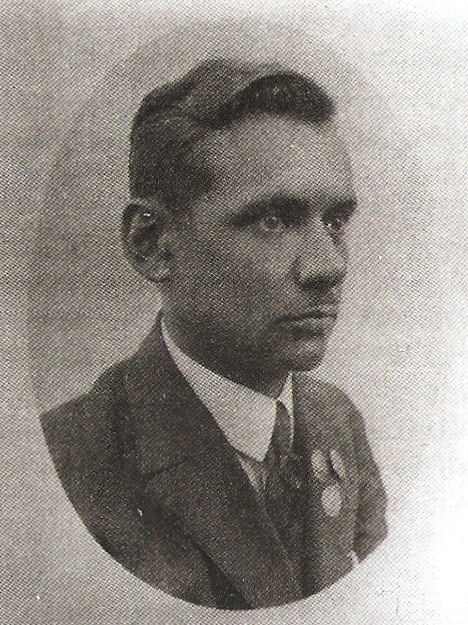 Nauczyciel Jan Prochot w 1923 roku.