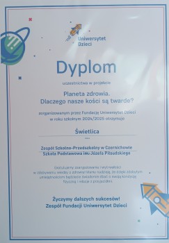 PODSUMOWANIE PROJEKTU - PLANETA ZDROWIA