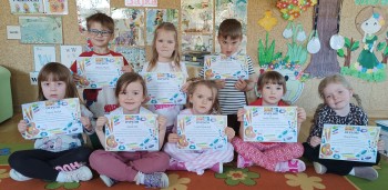 ZAKOŃCZENIE ZAJĘĆ Z EDUKACJI PRZEZ SZTUKĘ W GRUPIE 5 LATKÓW