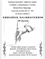 Konkurs kaligraficzny